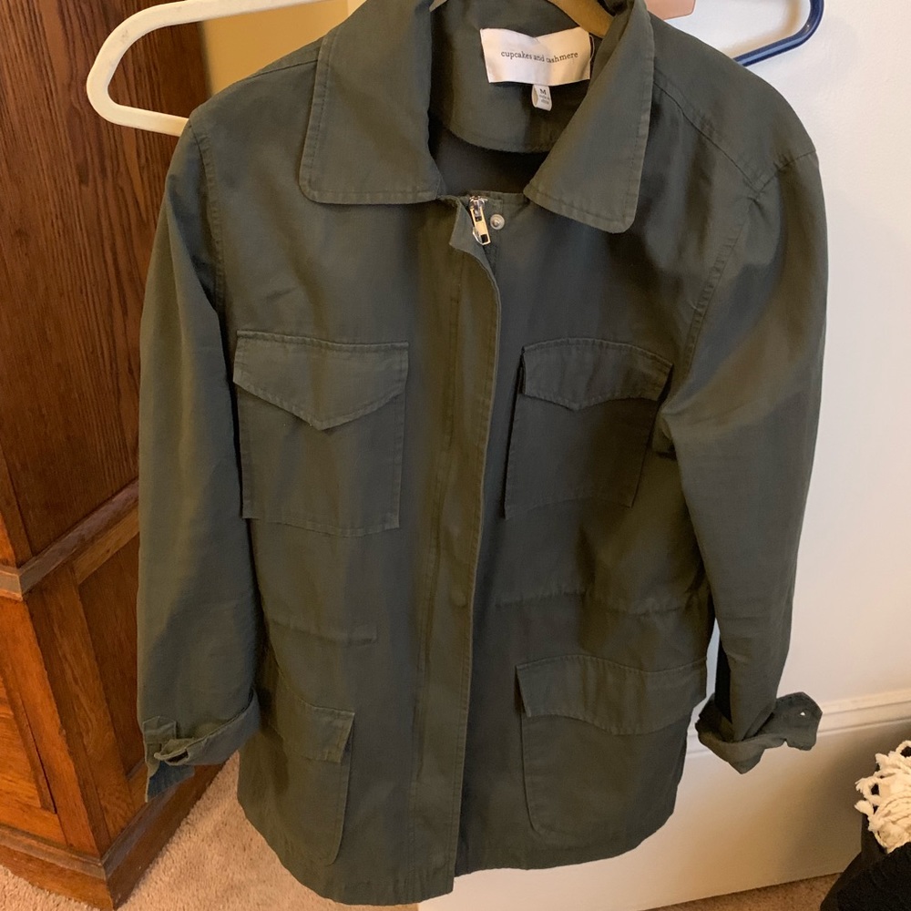**SOLD** Cupcakes & Cashmere utility jacket size M